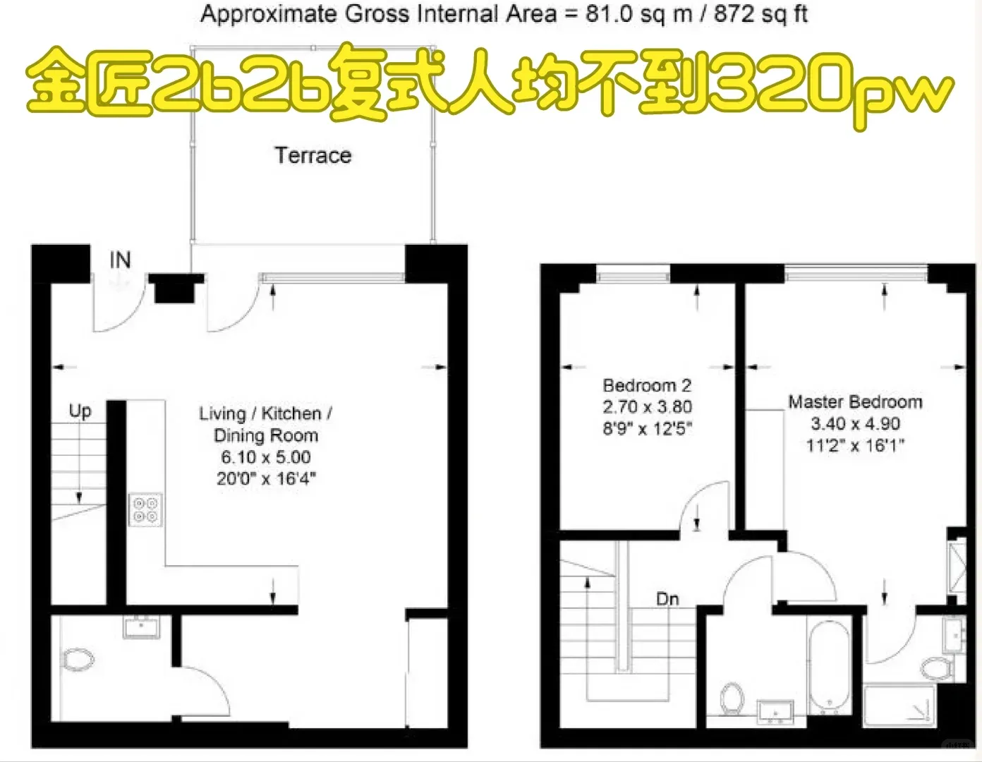 出息了 在倫敦也能住上複式啦❗