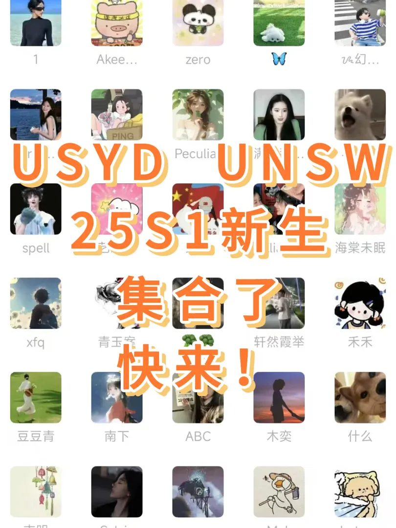 25S1｜USYD UNSW新生組織終於找到了！