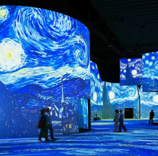 🌻墨爾本vr梵谷展 現場超出片！