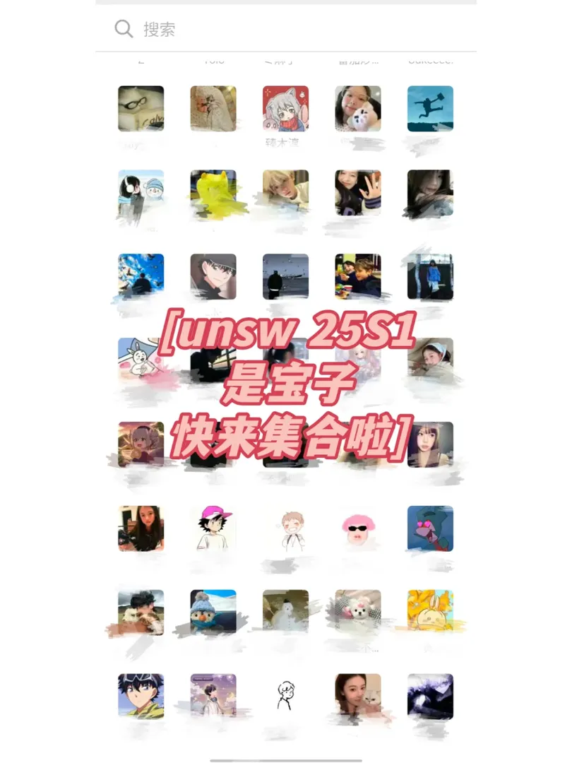 還那個有新南的寶子沒有找到group？