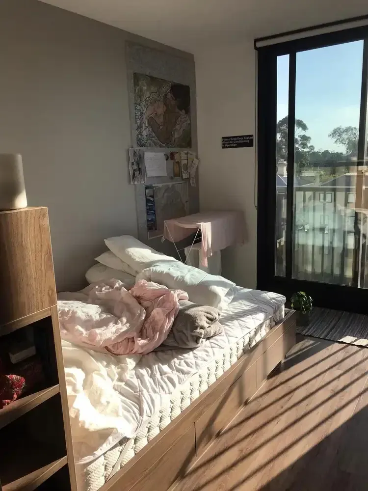 在墨爾本住一個帶陽台的房間不要太爽了