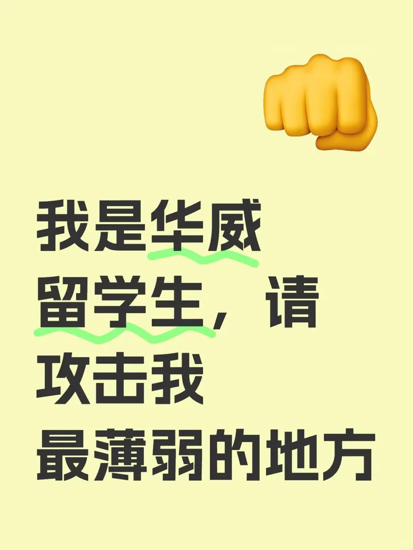 我是華威留學生，請攻擊我最薄弱的地方留子 華威大學 考文垂 留子的命也是命