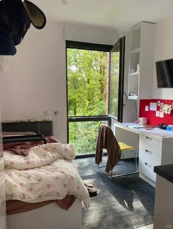 25fall住伯明罕大學對面，有小花園是真的美