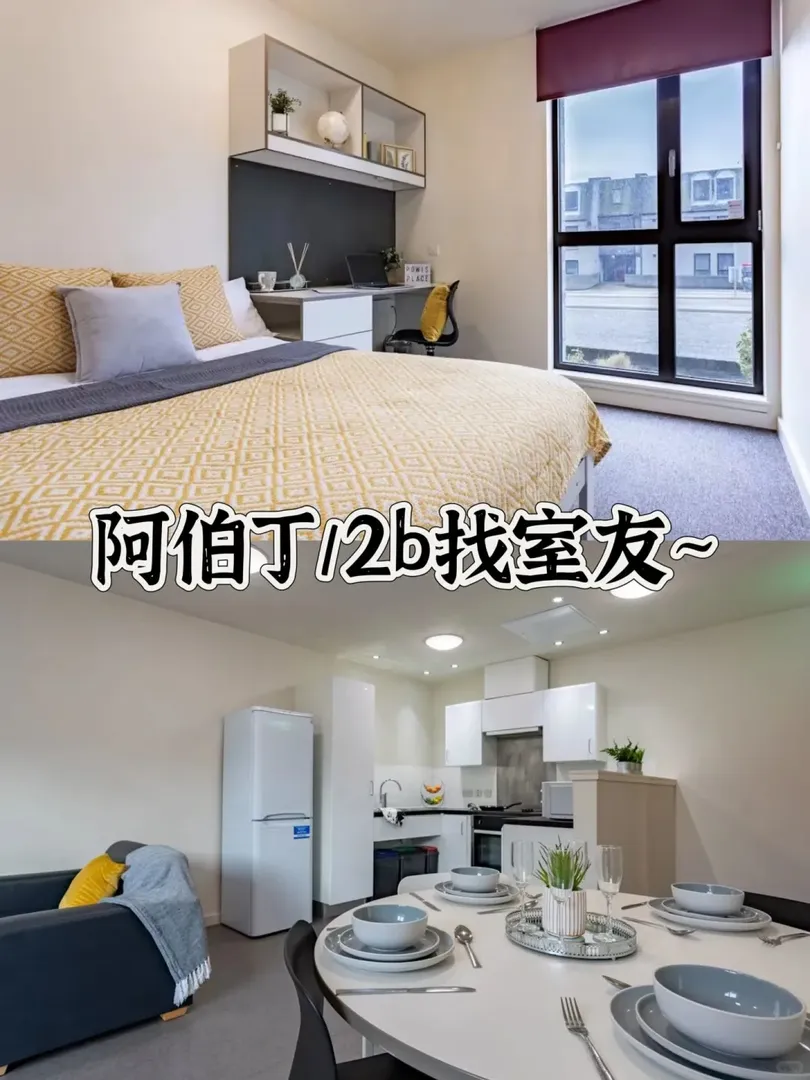 🇬🇧阿伯丁/2b找中國室友 女生包bills