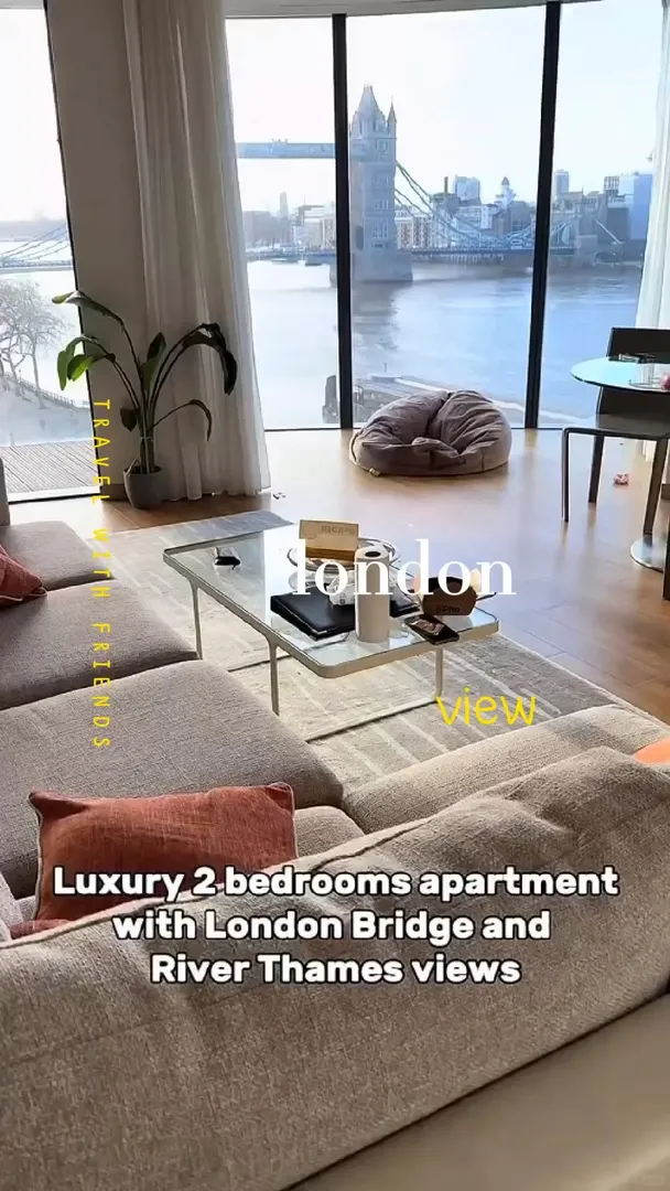 🌟【住進倫敦塔橋風景里 | 兩居室里的理想生