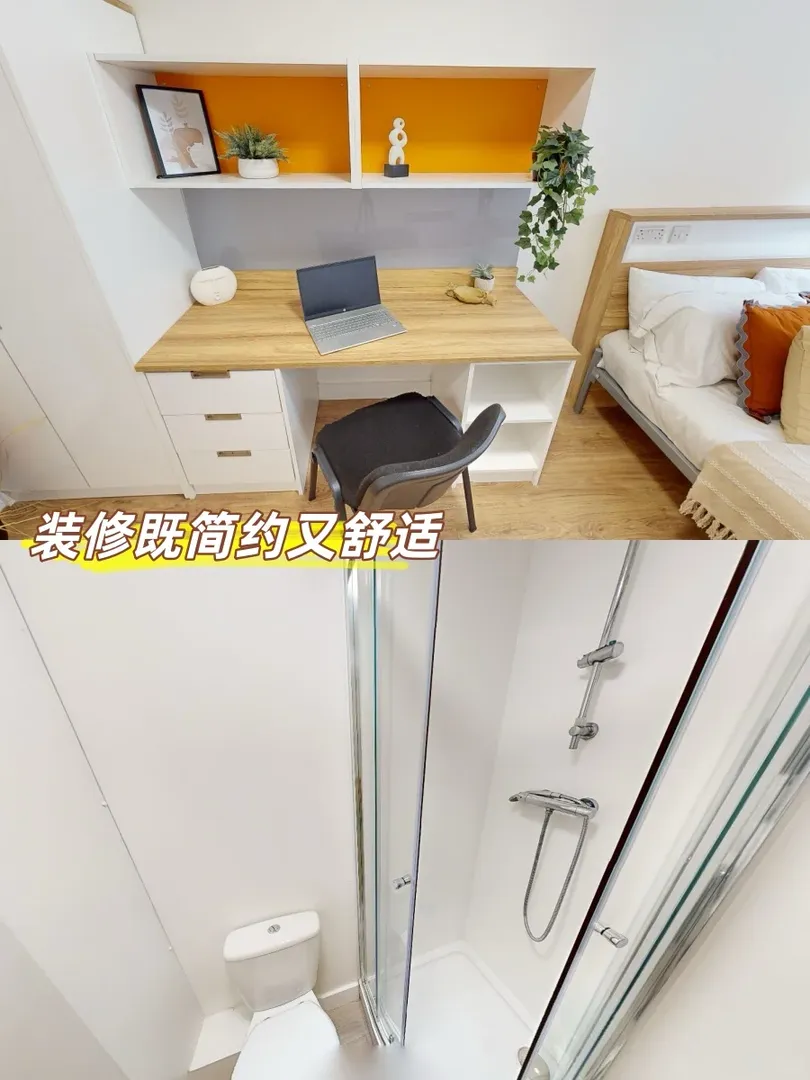 曼大天選studio！高層美景➕步行到學校