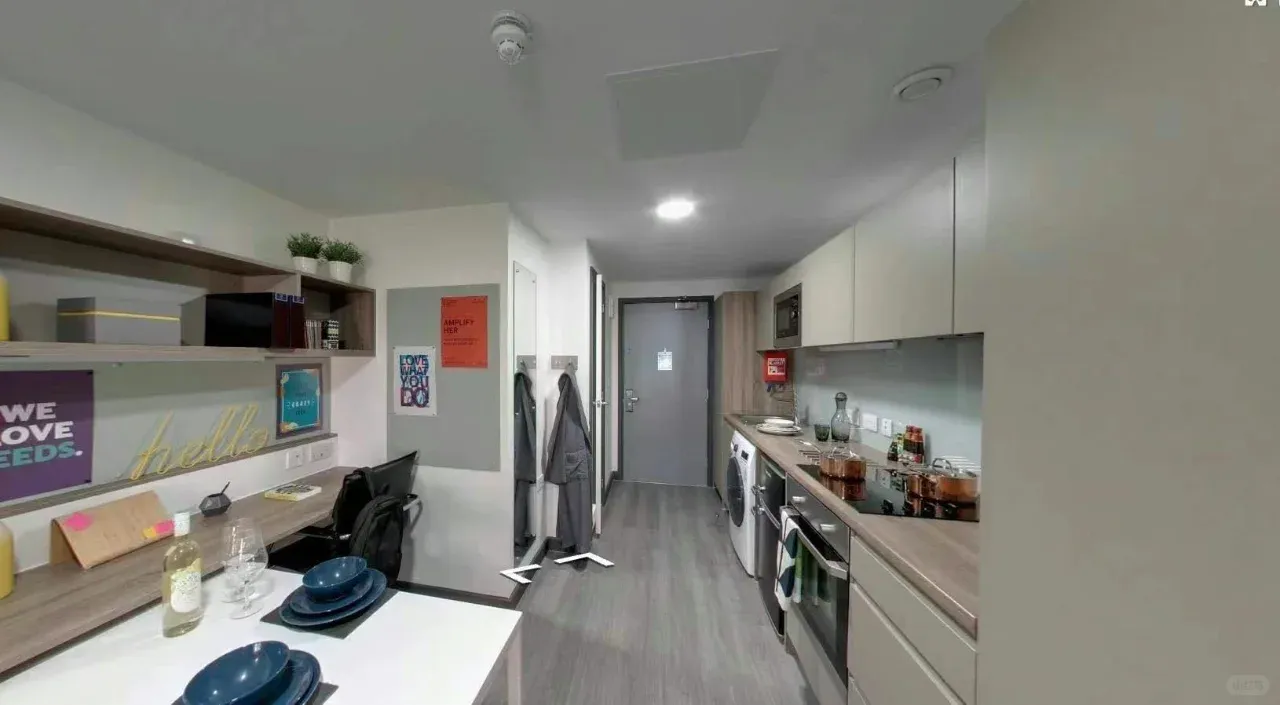 🤫在利茲住獨洗studio也太幸福了吧！