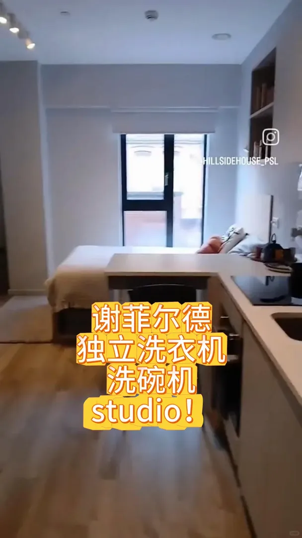 謝菲｜這個獨立洗衣機洗碗機的公寓太香了！
