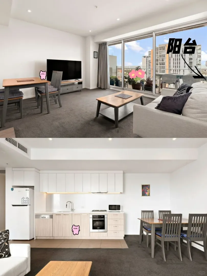 阿德萊德Morphett St轉租2b1b
