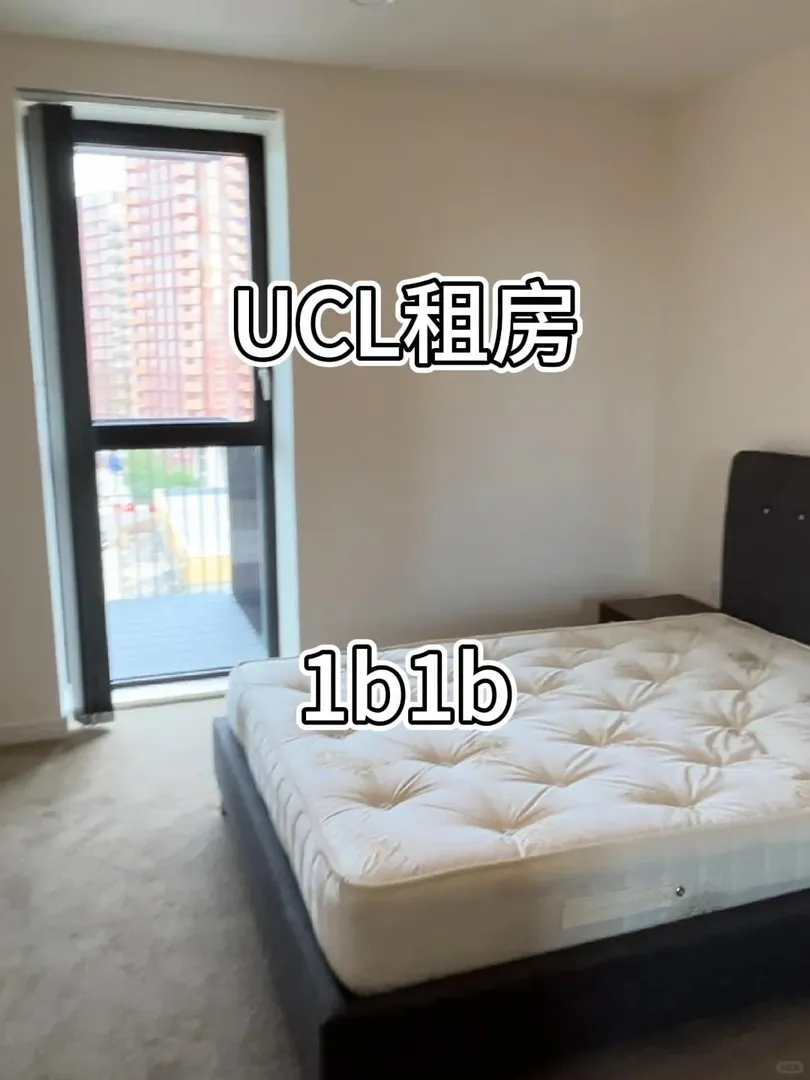 UCL租房｜臥室帶陽台的1b1b太美滋滋了～