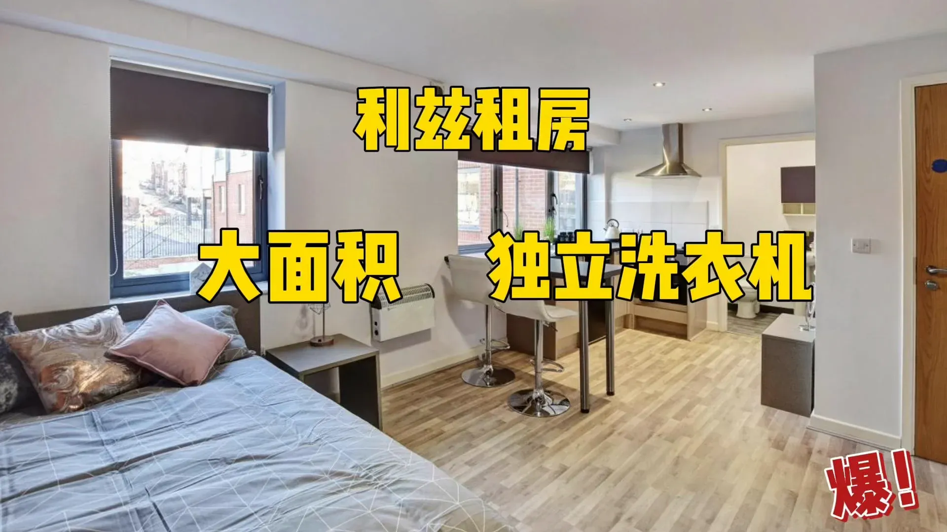 利茲租房｜真的有大面積還帶獨洗的公寓呀？