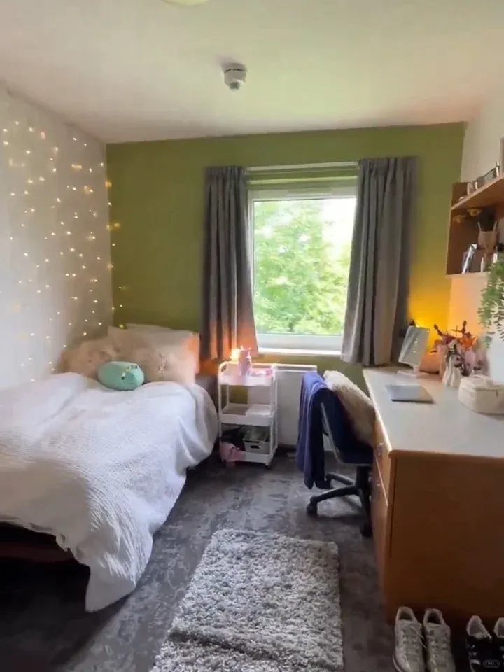 諾丁漢校門口的漂亮小屋，一個人住太愜意了