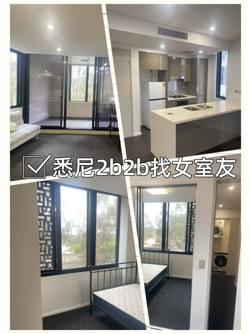雪梨2b2b找女室友｜近UNSW➕空調，速來👋