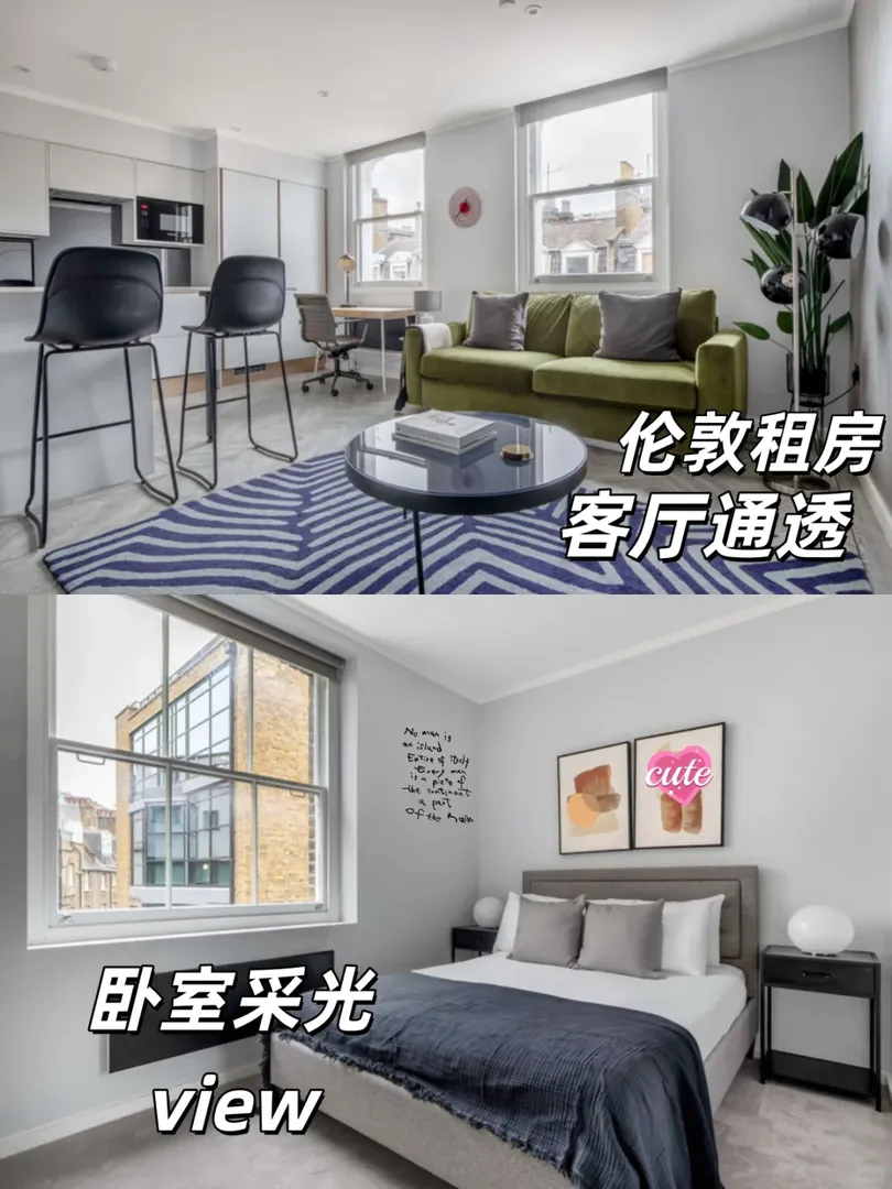 倫敦出步行可到UCL的1b1b（帶家具