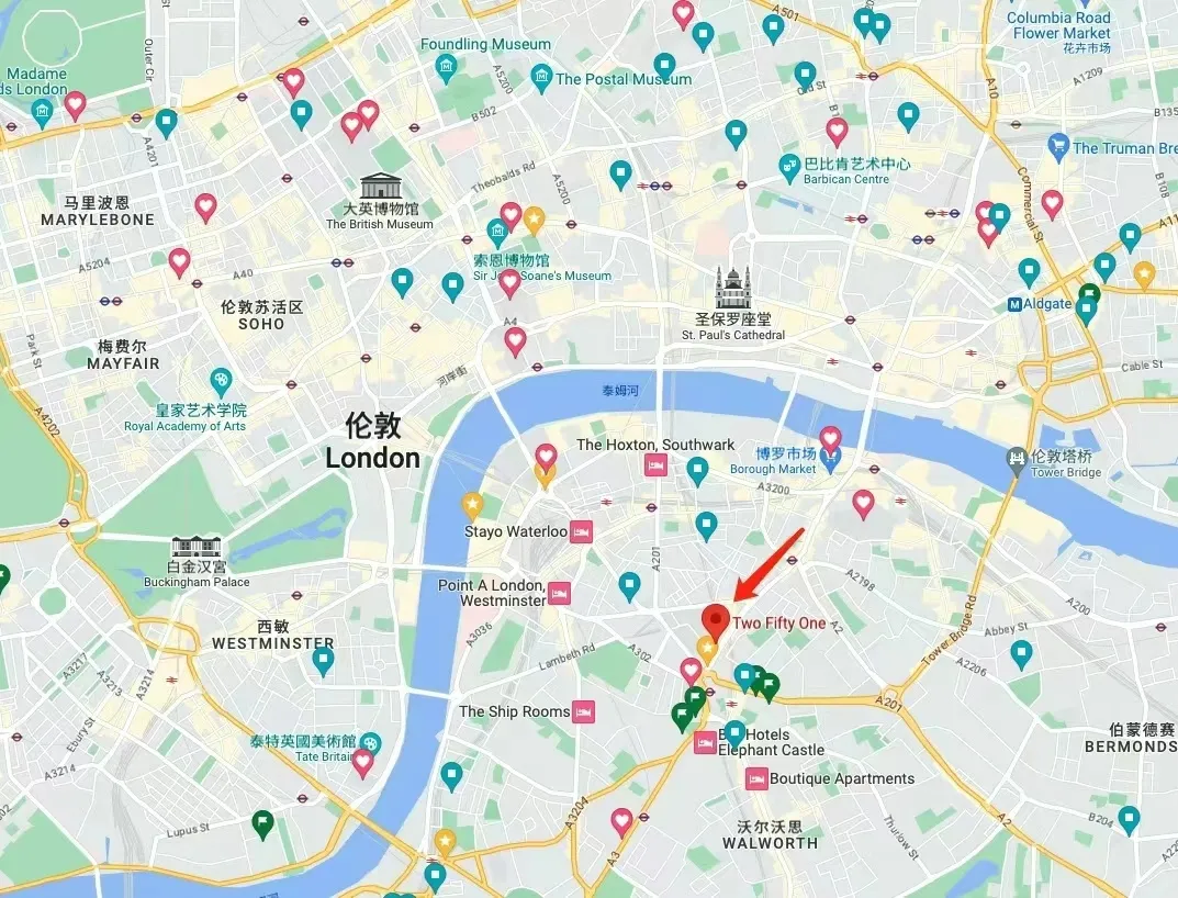 倫敦南岸，高16層大1b戶型公寓