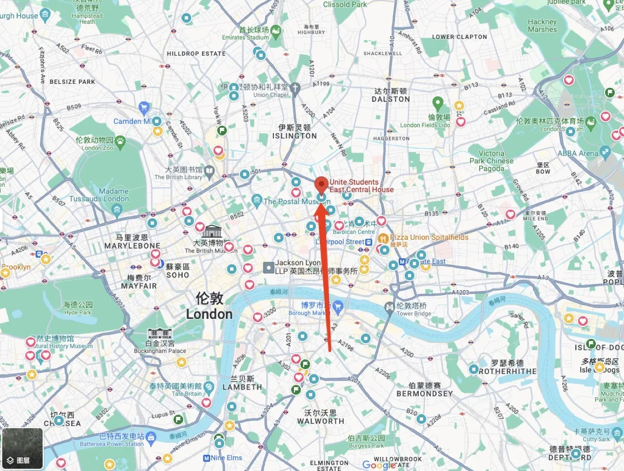 倫敦Old Street學生公寓