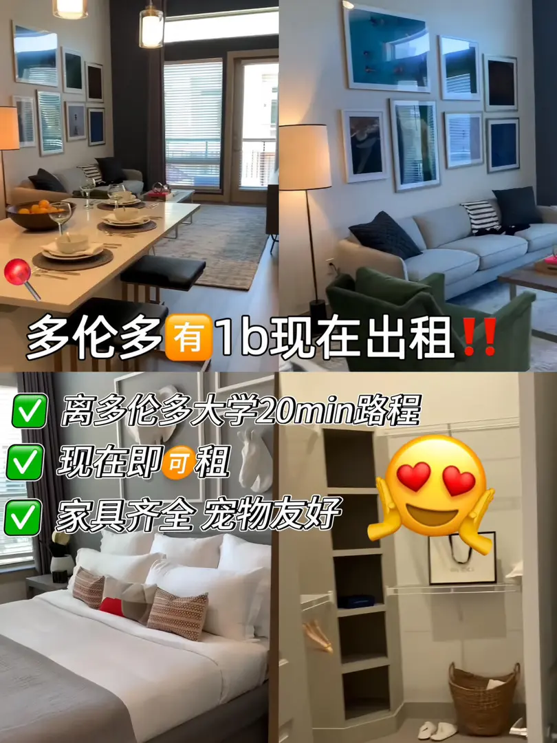 居然有人說多倫多租房難！？來看這裡！✨👀