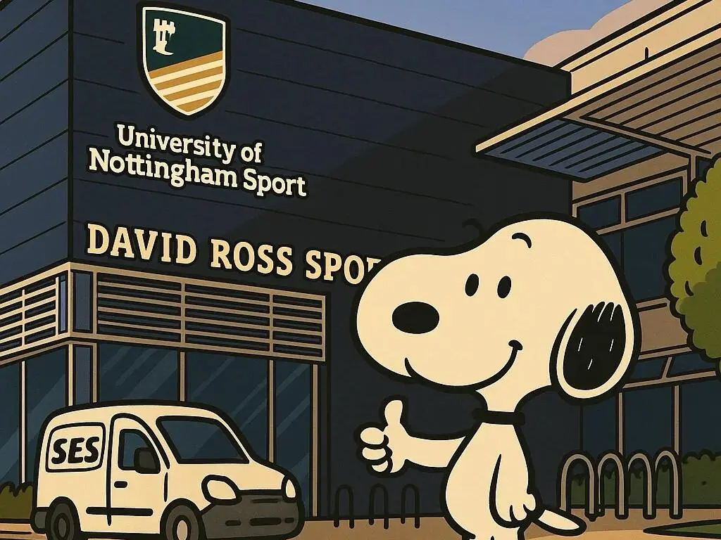 Snoopy at 諾丁漢大學