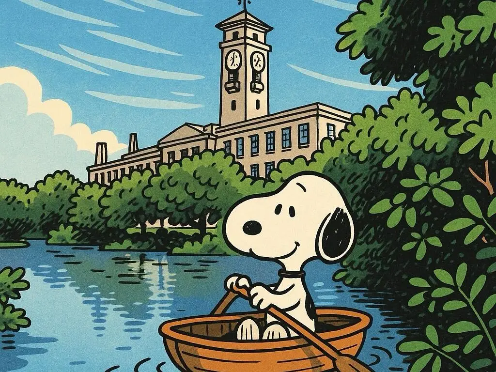 Snoopy at 諾丁漢大學