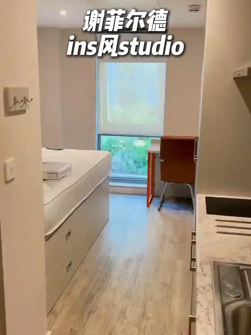 🔥謝菲ins風格studio，落地窗的夢中情房