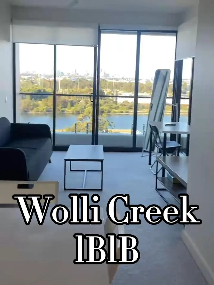 🏫悉尼Wolli creek落地窗｜1B1B｜可短租