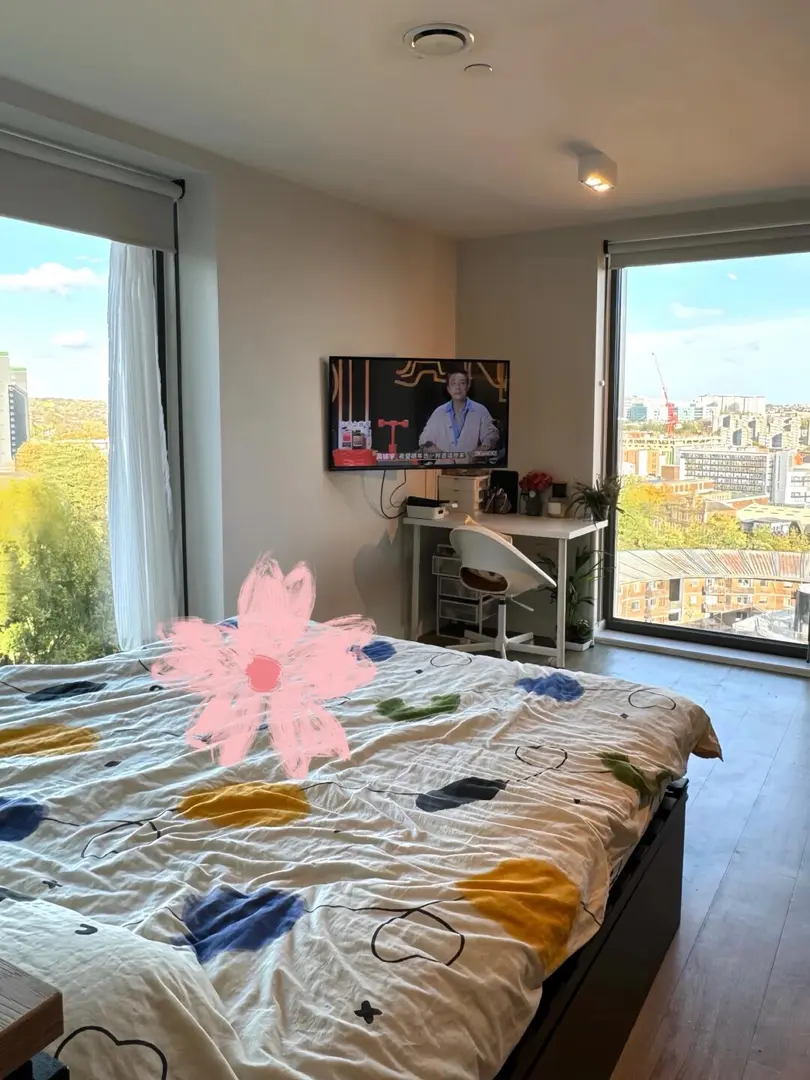 利茲租房｜學校旁邊的雙窗studio ，帶早餐