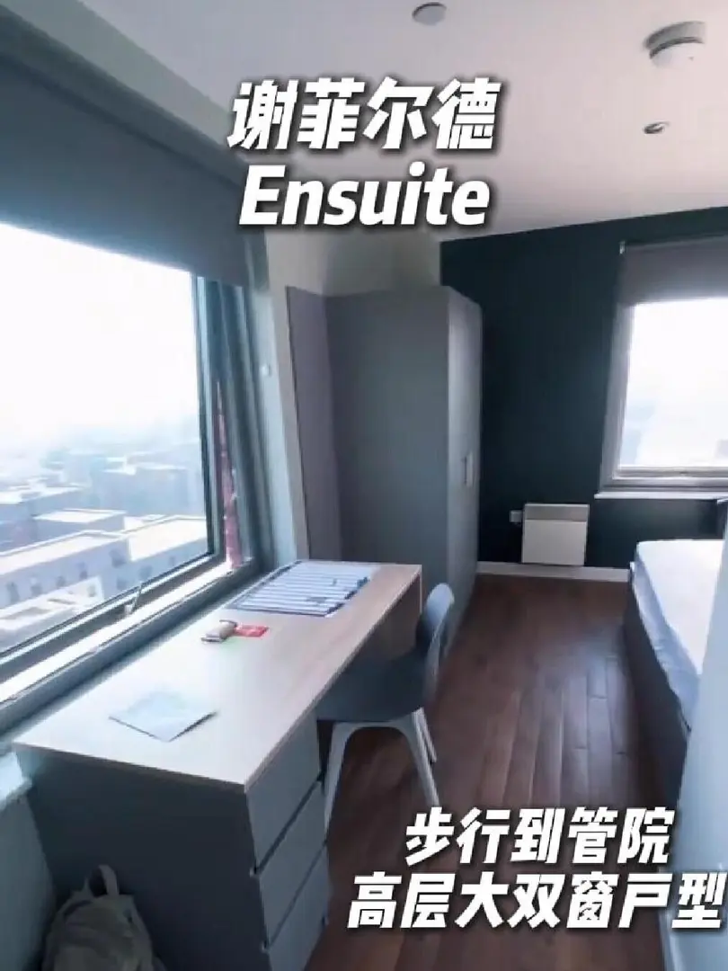 🔥謝菲可步行到管院！大雙窗房間view絕啦