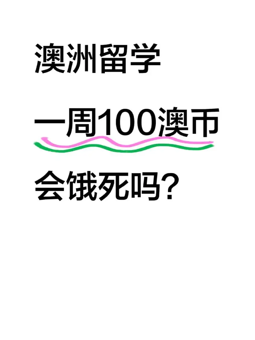 澳洲一周100澳幣生活費，能吃飽嘛🥹
