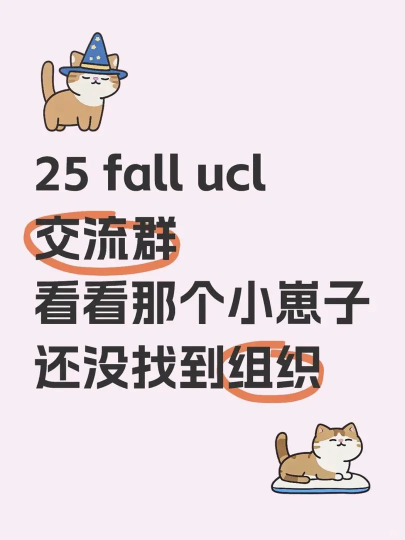 🇬🇧25 fall ucl 組織撈人啦！