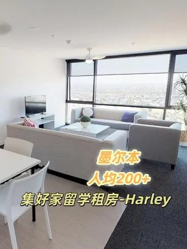墨爾本合租戶型人均200+，包bill～