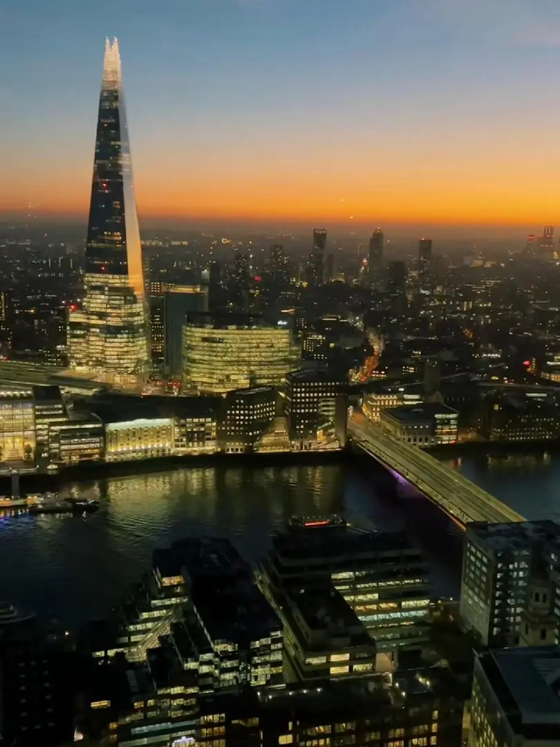 晝夜交替時的倫敦🇬🇧