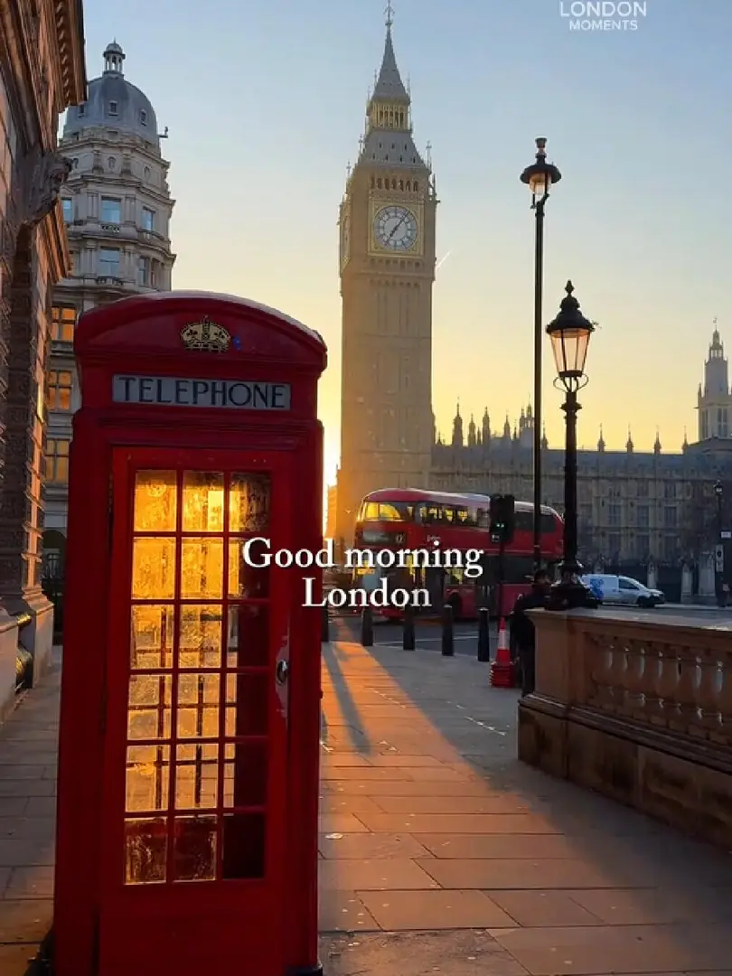 Good morning, London ☀️❤️