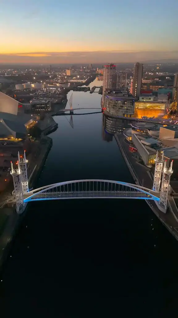曼徹斯特媒體城的夕陽🌇