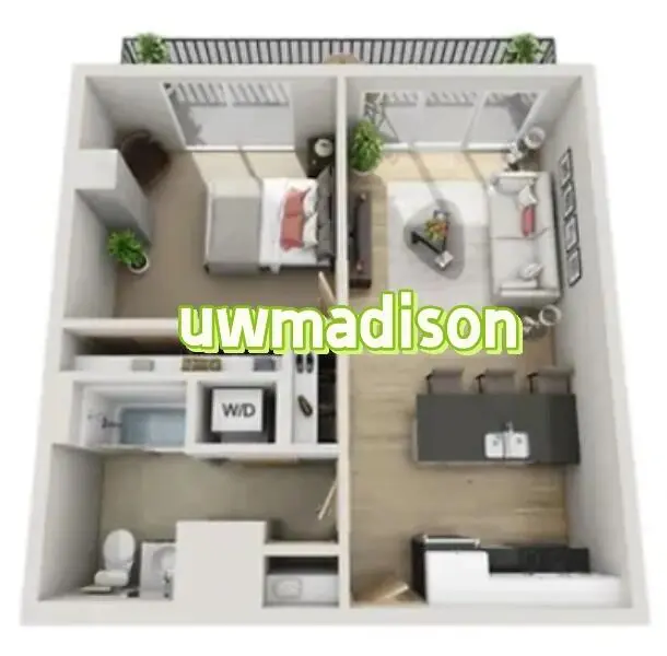 【UW-Madison学生公寓】屋顶泳池+自习室！