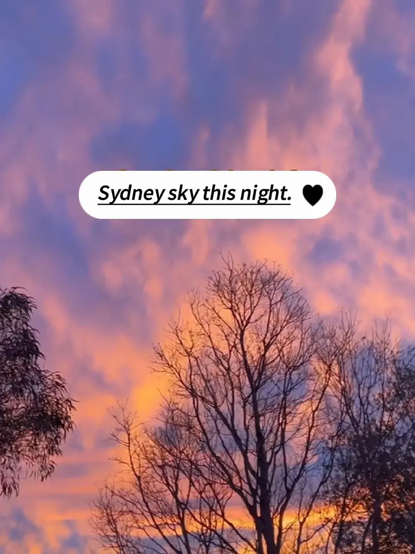 🇦🇺雪梨｜The sky this night✨