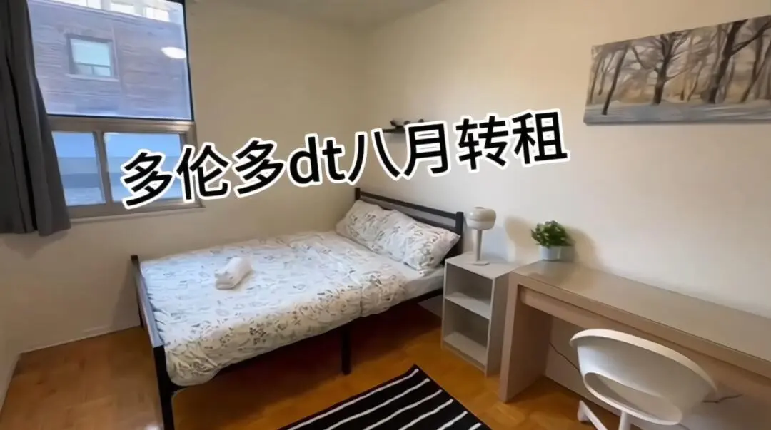🇨🇦多倫多dt附近8月轉租！