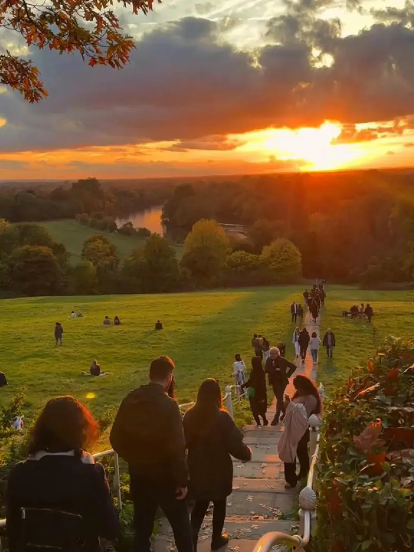 🇬🇧倫敦Richmond Hill sunset～