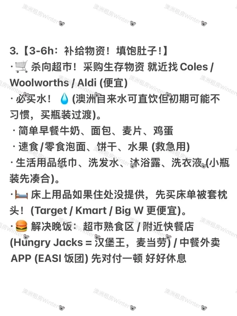 🇦🇺雪梨留學落地的24h急救攻略⏱️