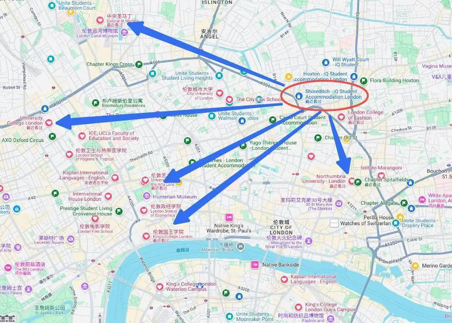 1. 倫敦租房🌃絕絕子夜景+直達校！