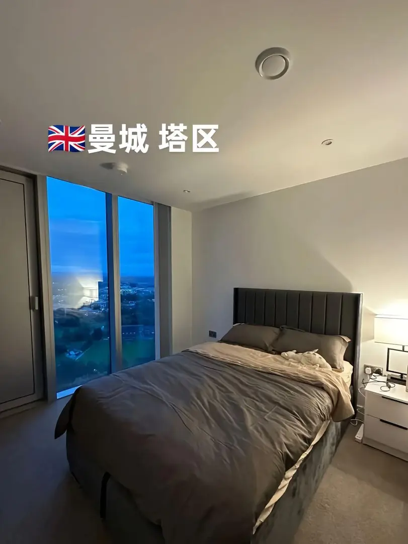 曼城塔区1b，高楼层，9月起租！