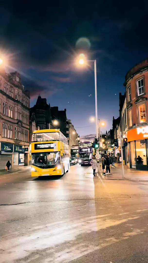 Nottingham City Centre at Night