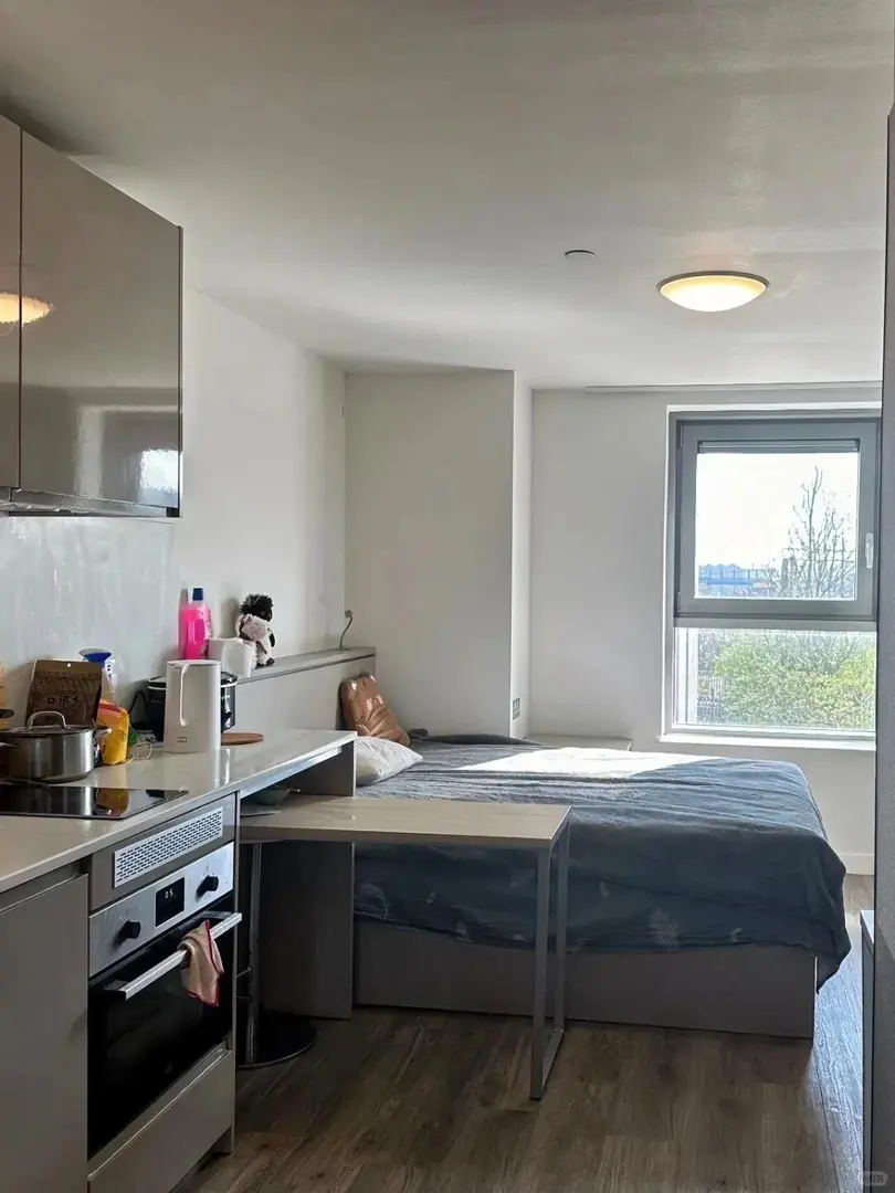 利茲大學旁新公寓 帶洗衣機的studio 有露台