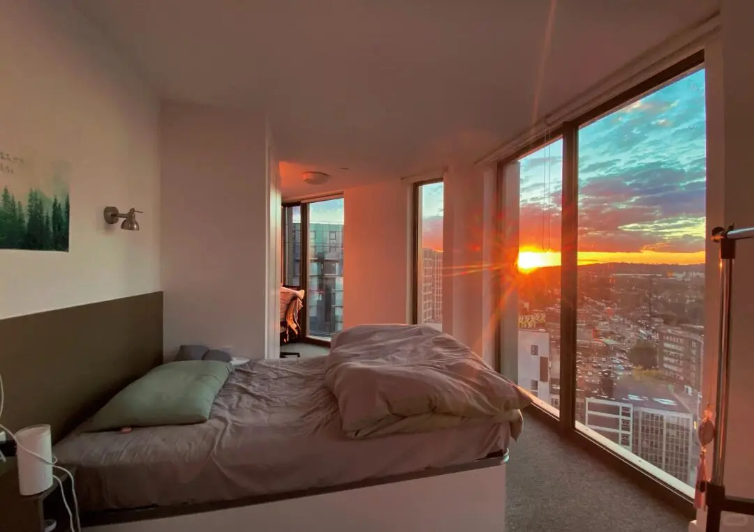 轉租一間倫敦高層落地窗studio！