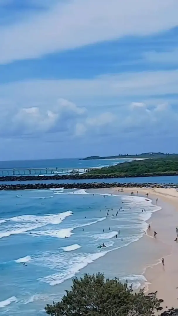 布里斯班的黃金海岸，好美😍