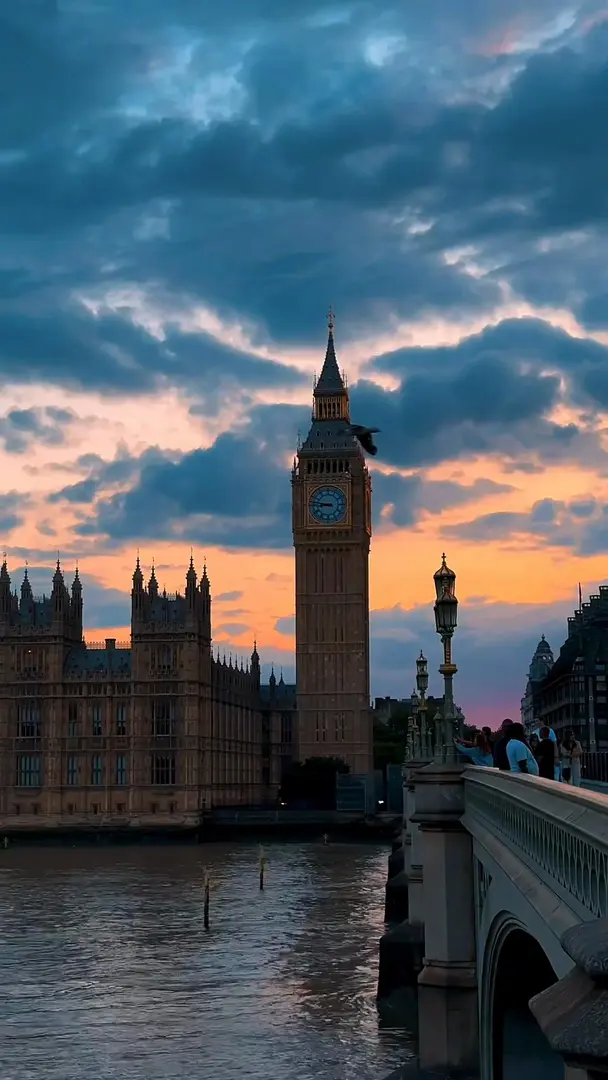 每次看到倫敦的落日黃昏都美到窒息～