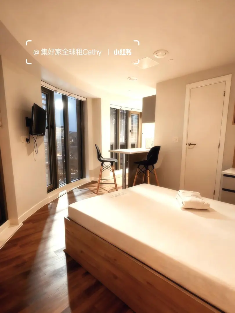 利茲26fall，帶洗衣機的studio，這視野….