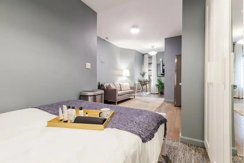 曼哈頓神仙1b1b 可短租！步行5min到公園