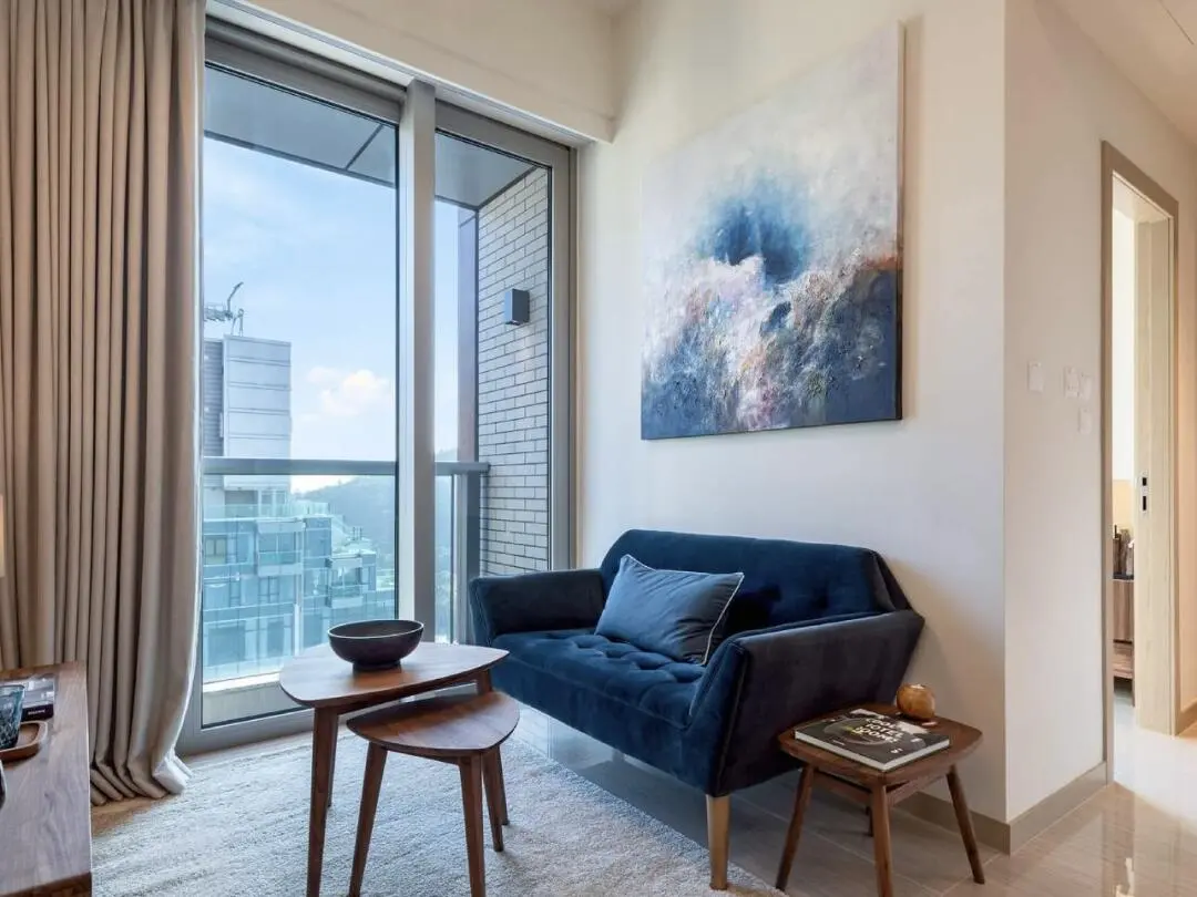 香港堅尼地城一房｜大落地窗陽台