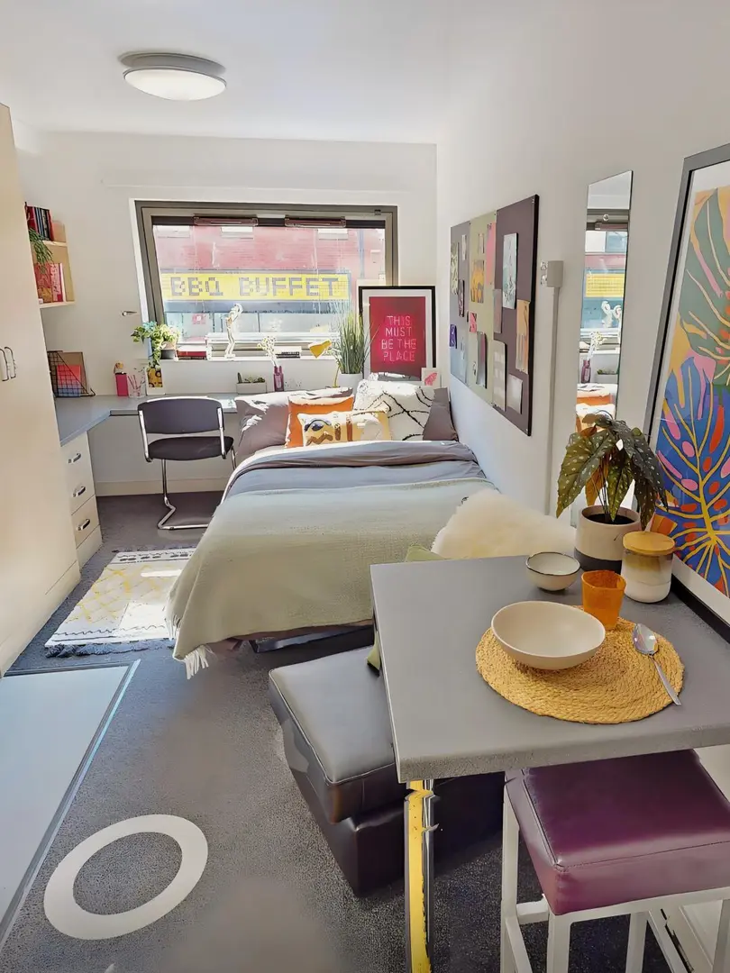 五分鐘到曼大，急出studio，包家具包bills