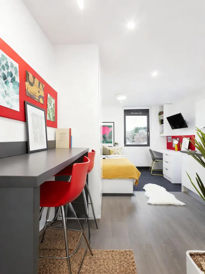 伯明翰一个人的studio，步行上学包bills